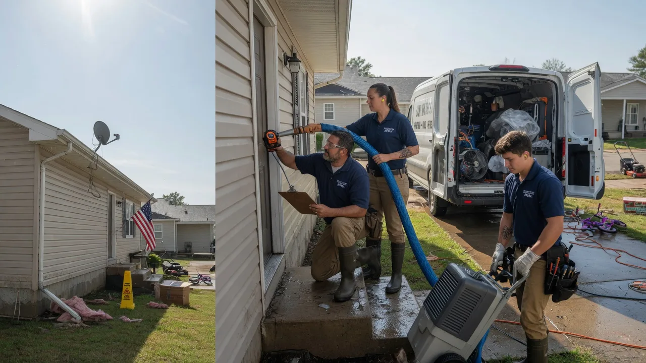 Ceiling Water Damage Restoration in Argenta, IL near me
